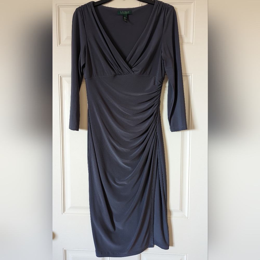Lauren Ralph Lauren faux wrap dress